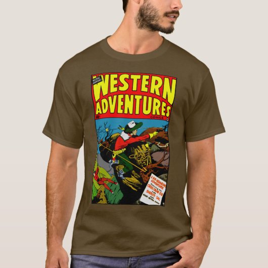 1950年代のウェスタン・アドベンチャーズTシャツ Tシャツ (正面)