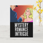 1950年代のカップル ロマンス 誕生日グリーティングカード カード (黄色い花)