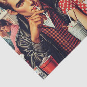 1950年代のカップル 薄葉紙 (詳細)