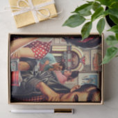 1950年代のカップル 薄葉紙 (ギフト)