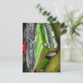 1950年代のクライスラークラシック車 ポストカード (スタンド正面)