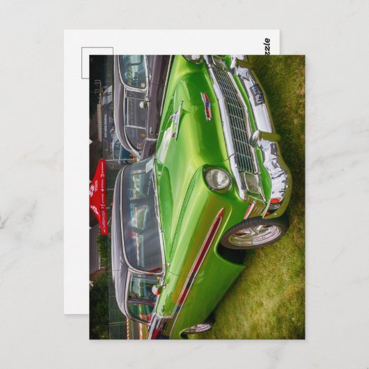 1950年代のクライスラークラシック車 ポストカード (正面/裏面)