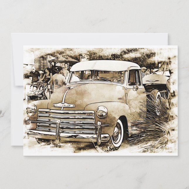 1950年代のクラシックシボレー車 (正面)