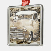 1950年代のクラシックチェビー シボレー トラック メタルオーナメント (左)