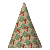 1950年代のクリスマススキーヤー パーティーハット (右)