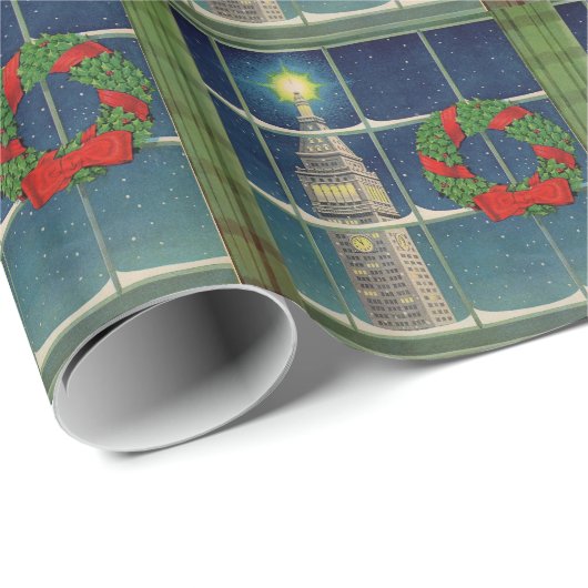 1950年代のクリスマス ラッピングペーパー (ロールコーナー)