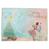 1950年代のクリスマス！ ラージペーパーバッグ (裏面)