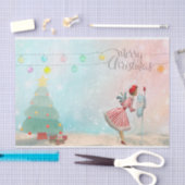 1950年代のクリスマス！ 薄葉紙 (クラフト)