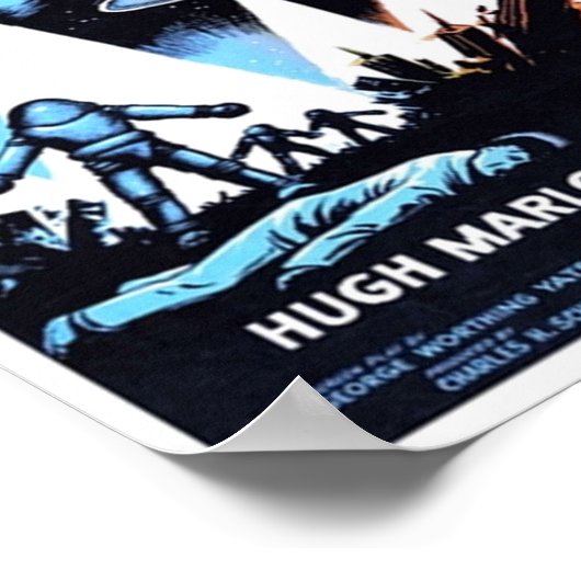 1950年代のサイエンスフィクション映画コラージュ13 ポスター (角)