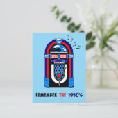 1950年代のジュークボックスを覚えておきなさい。 ポストカード (スタンド正面)