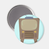 1950年代のスタイルヴィンテージTV マグネット (正面/裏面)