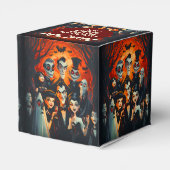 1950年代のスタイル漫画の衣装パーティーハロウィーン フェイバーボックス (裏面サイド)