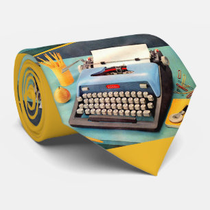 1950年代のタイプライター ネクタイ