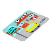 1950年代のダイナーフレキシマグネット マグネット (左側)