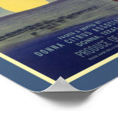 1950年代のテキサス州ムーンカウボーイフルーツラベル ポスター (角)