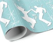 1950年代のテーマ包装紙 ラッピングペーパー (ロールコーナー)