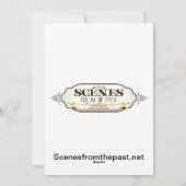 1950年代のニューヨーク市のヴィンテージ シーズンカード (裏面)