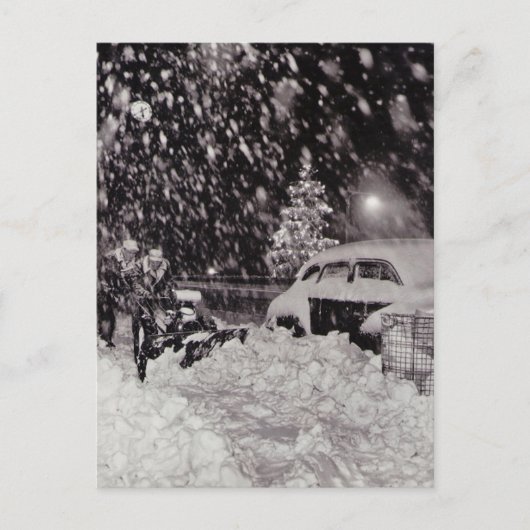 1950年代のニューヨーク市のヴィンテージ シーズンポストカード (正面)