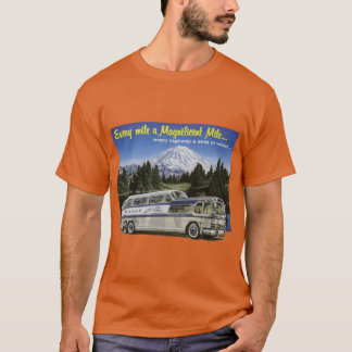 1950年代のビッグバスの冒険はここから始まる レトロ Tシャツ
