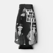 1950年代のビンテージ写真 禁酒法 ビール 抗議 ボトルクーラー (正面)