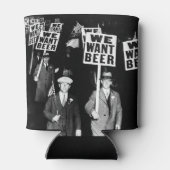 1950年代のビンテージ写真 禁酒法 ビール 抗議 缶クーラー (裏面)