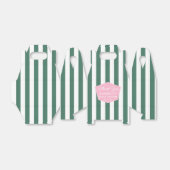 1950年代のピンクとグリーンのパームビーチ ブライダルシャワー フェイバーボックス (折り畳みなし)