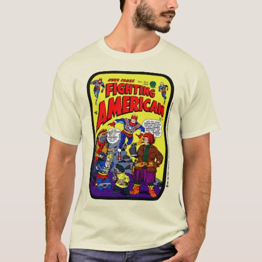 1950年代のファイティングアメリカンTシャツ Tシャツ (正面)