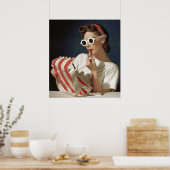 1950年代のファッション写真 ポスター (キッチン)