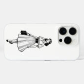 1950年代のファッション・グラマー Case-Mate iPhoneケース (裏面 (横))