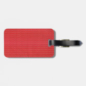 1950年代のポインティング若い女性 ラゲッジタグ (裏面横)