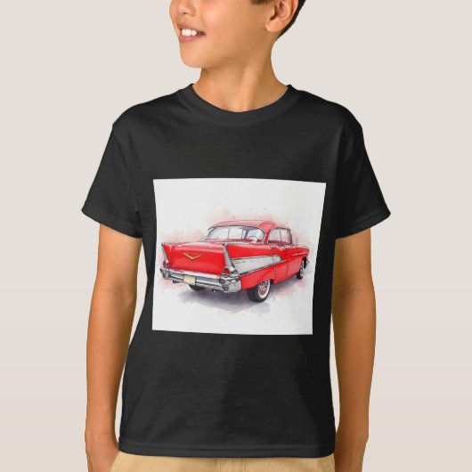 1950年代のレッドカー Tシャツ (正面)