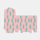 1950年代のレトロでピンクにティール（緑がかった色） フェイバーボックス (折り畳みなし)