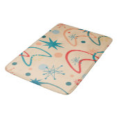 1950年代のレトロ原子パターン バスマット (アングル)