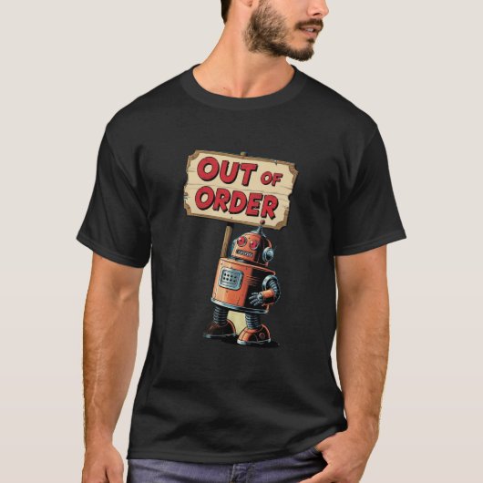 1950年代のロボット Tシャツ (正面)