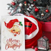 1950年代のヴィンテージレトロサンタクロース ミディアムペーパーバッグ