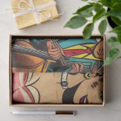 1950年代のヴィンテージロックアンドロール漫画 薄葉紙 (ギフト)