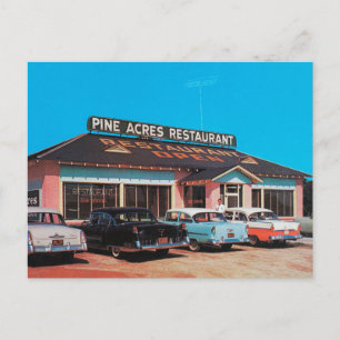 1950年代のヴィンテージ食堂 Kodachrome ポストカード