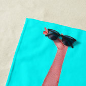 1950年代の入浴美しいなびく ビーチタオル (インサイチュ)