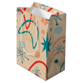 1950年代の原子レトロ ミディアムペーパーバッグ (裏面アングル)