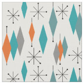 1950年代の原子中世紀モダン ファブリック (クローズアップ)