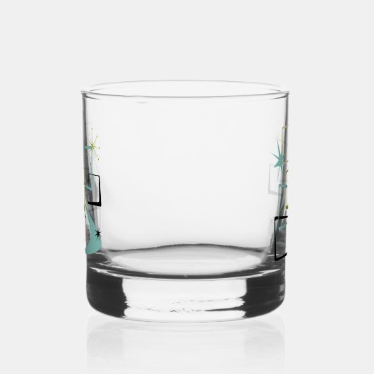 1950年代の原子団スターズブーメランミッドセンチュリー ウイスキーグラス (右)