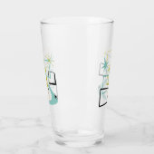 1950年代の原子団スターズブーメランミッドセンチュリー タンブラーグラス (左)