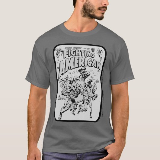 1950年代の喧嘩っ早いアメリカのTシャツ Tシャツ (正面)