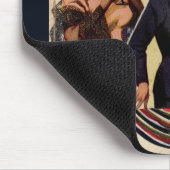 1950年代の奇抜な姉妹のパルプ小説の表紙 マウスパッド (コーナー)