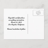 1950年代の女性のサイン日付を保存 案内ポストカード (裏面)