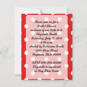 1950年代の女性サインブライダルシャワー 招待状 (裏面)