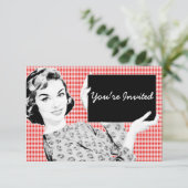 1950年代の女性（サイン付きV2） 招待状 (スタンド正面)