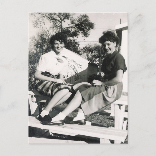 1950年代の少女たち#14 ポストカード (正面)