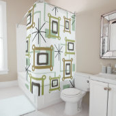 1950年代の抽象芸術アポップ・アートのート シャワーカーテン (インサイチュ)