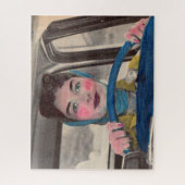 1950年代の母は車で ジグソーパズル (縦)